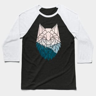 Geometrical Wolf Baseball T-Shirt